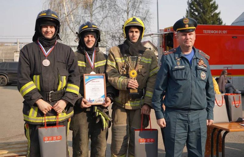 Юргинские  пожарные — одни из лучших в Сибири