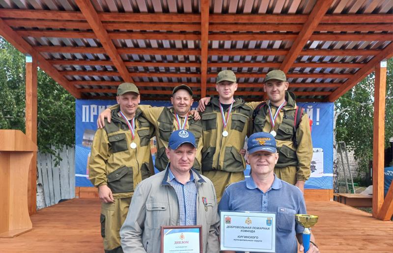 Призовое место в соревнованиях на звание «Лучшее подразделение ДПК» в Кемеровской области - Кузбассе в 2023 году