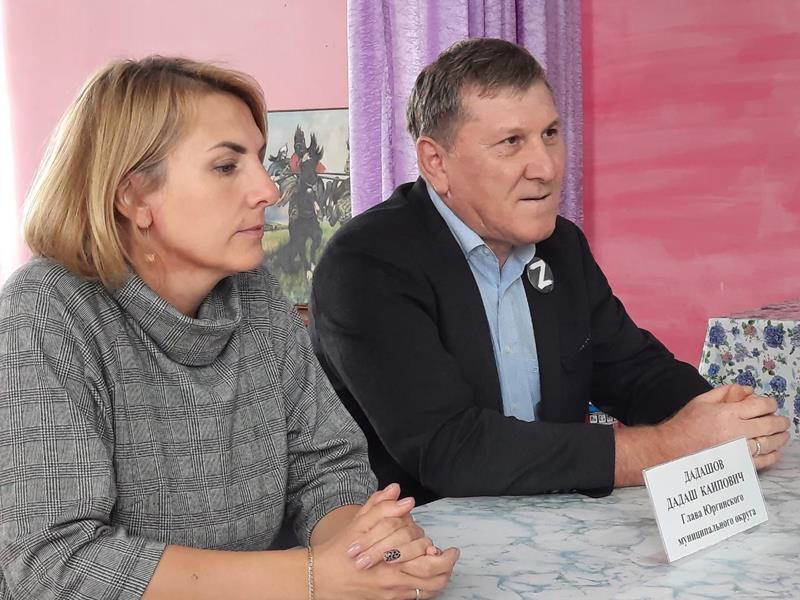 Глава округа Дадаш Дадашов встретился с жителями деревни Лебяжье-Асаново