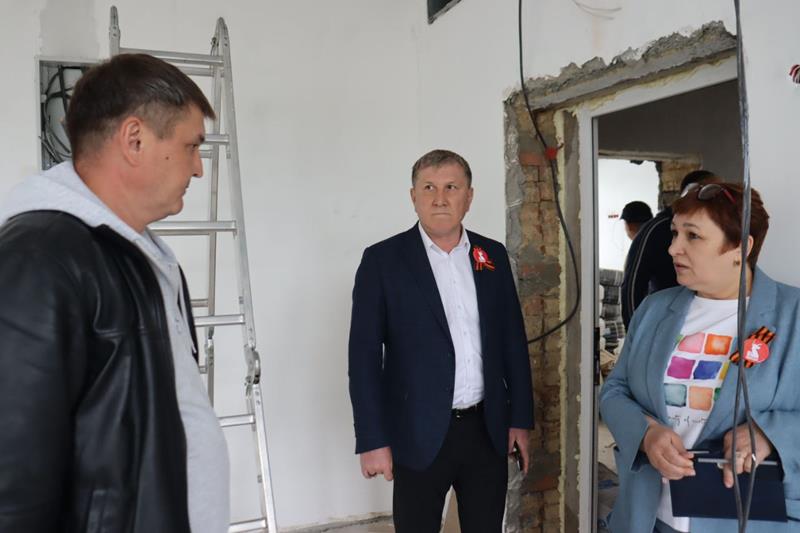 Штаб по капитальному ремонту Новоромановской школы