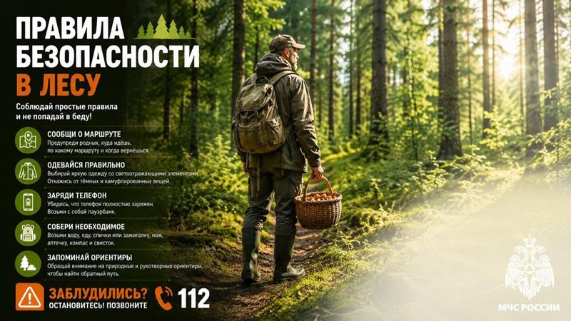 Правила безопасности в лесу